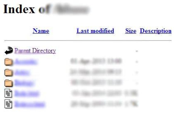 online HTTP directory