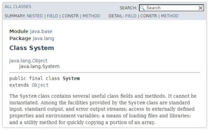 package system not found in case I wrote system.out.println();