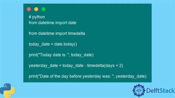 Python - Get Yesterday's date as a string in YYYY-MM-DD format