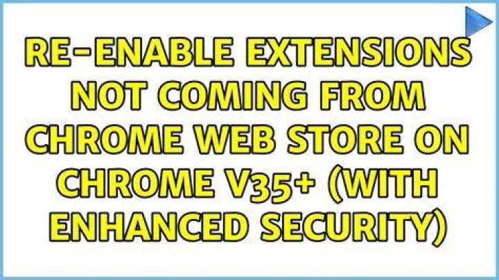 Re-enable extensions not coming from Chrome Web Store on Chrome v35+ (with enhanced security)