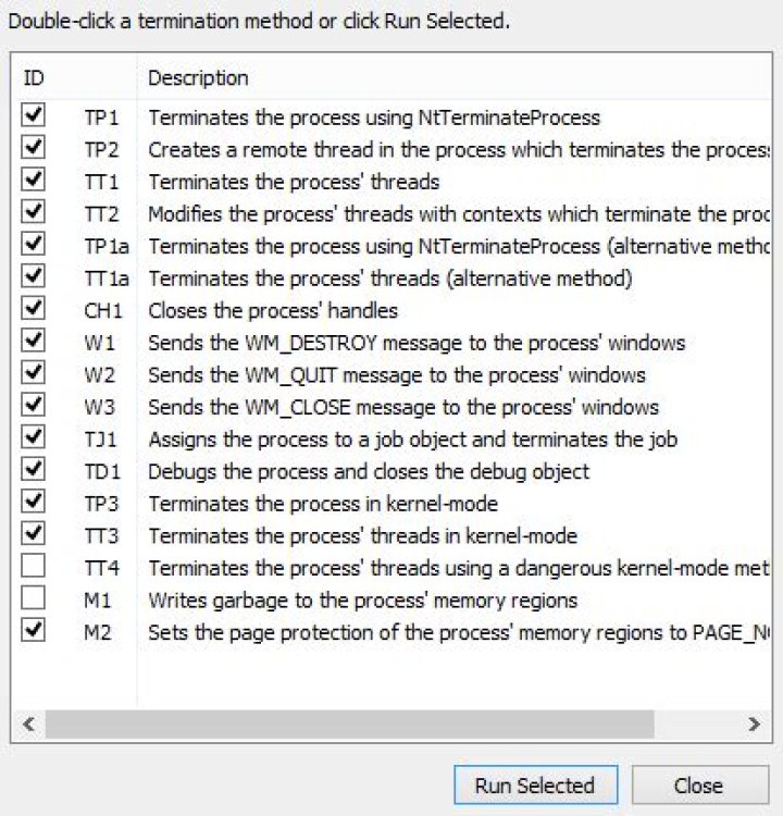 Really killing a process in Windows