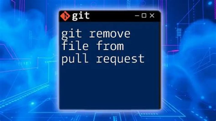 Remove a modified file from pull request