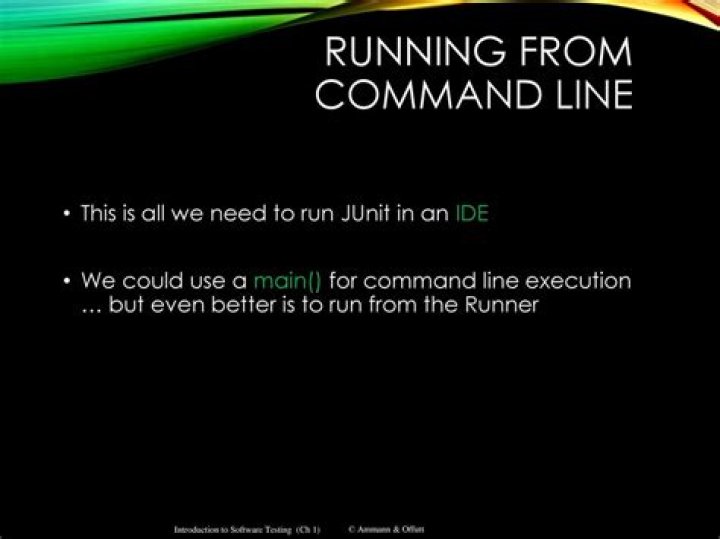 Running from Command Line