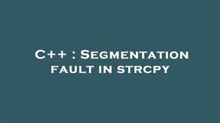 segmentation fault with strcpy [duplicate]