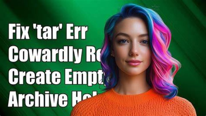 tar command failing with 