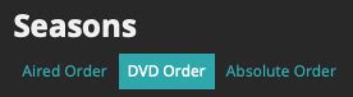 TVDB Seasons selector