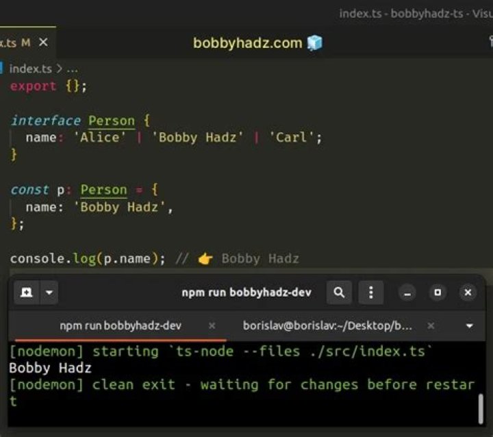 TypeScript: Convert a bool to string value