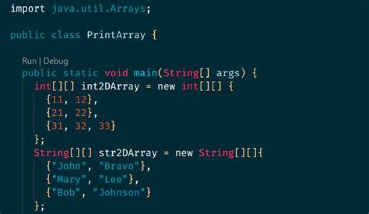 What's the simplest way to print a Java array?