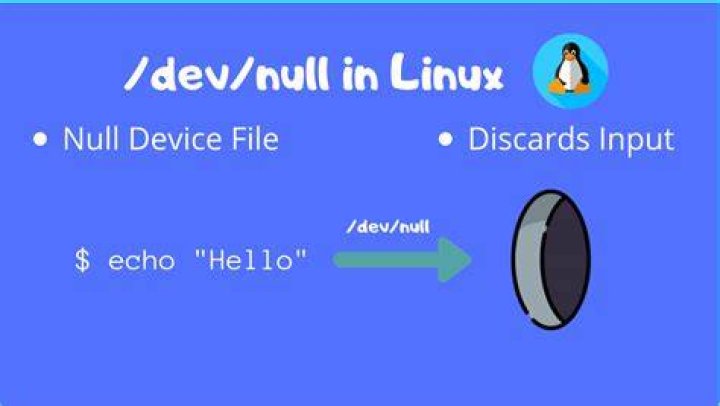 What is /dev/null 2>&1?