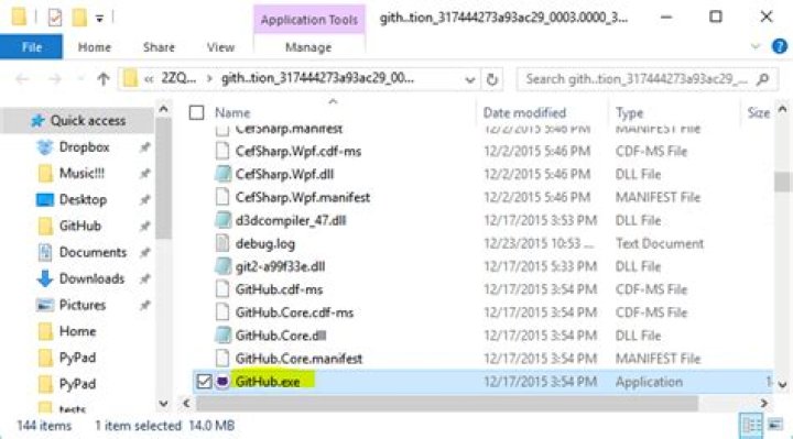Where is git.exe located?