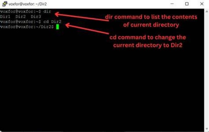 Why can't I change directories using 