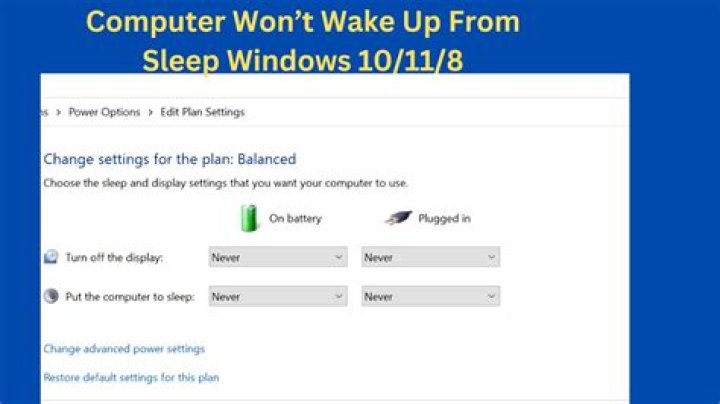 Windows 10 won't wake from sleep for remote desktop