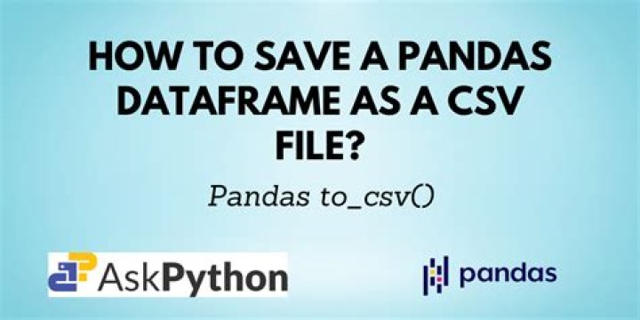 Writing a pandas DataFrame to CSV file